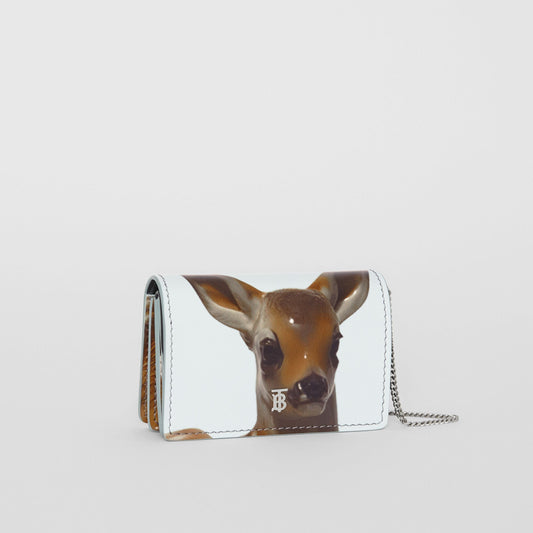 Burberry Bambi Jessie Bag Leather Crossbody Bag