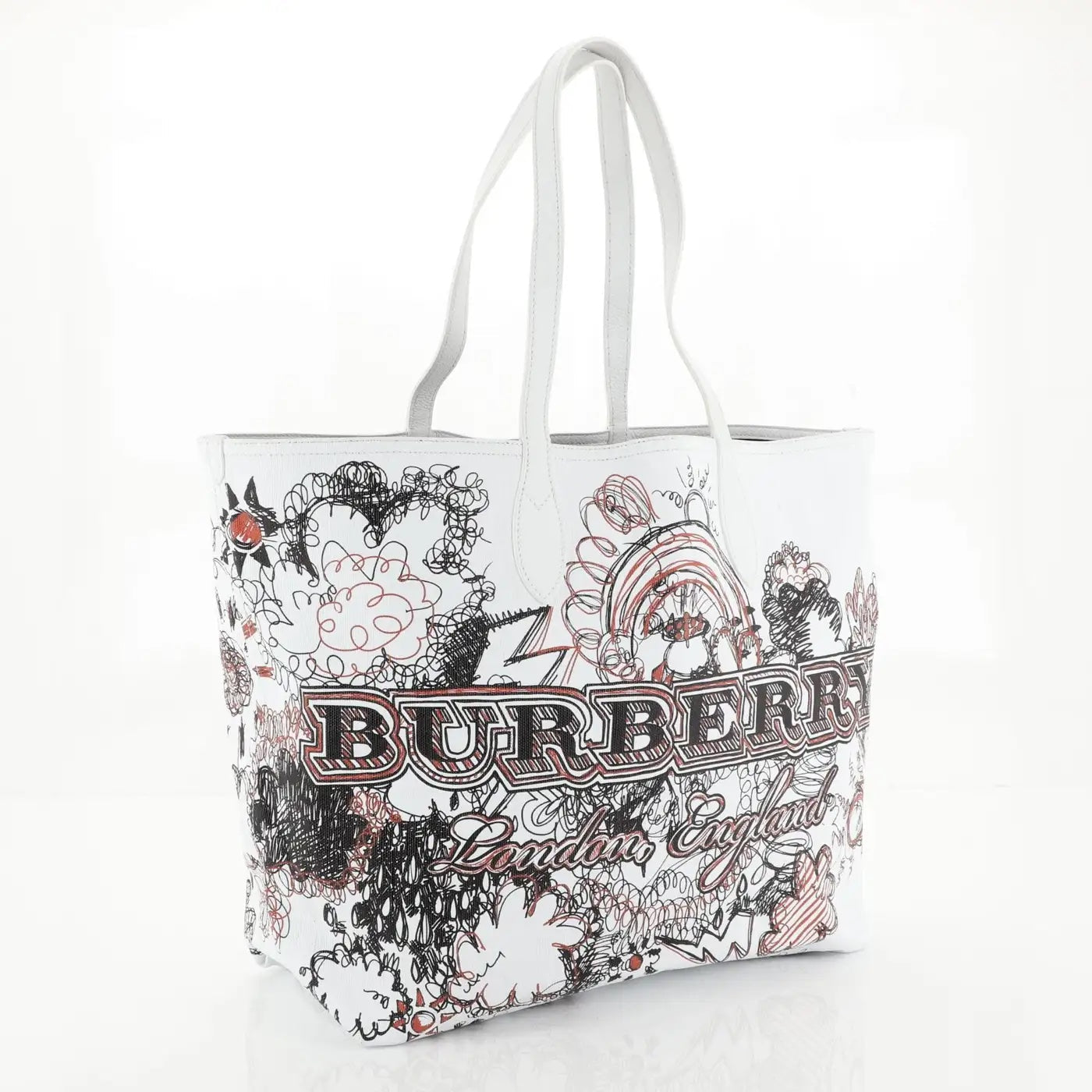 Burberry Doodle Printed Tote Bag