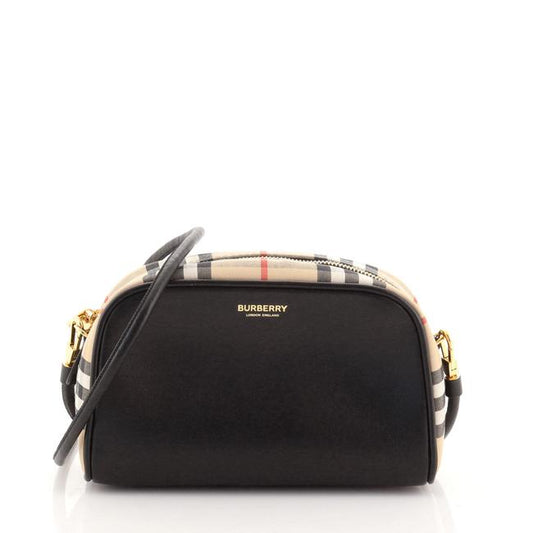 Burberry Half Cube Bag Leather Crossbody Bag