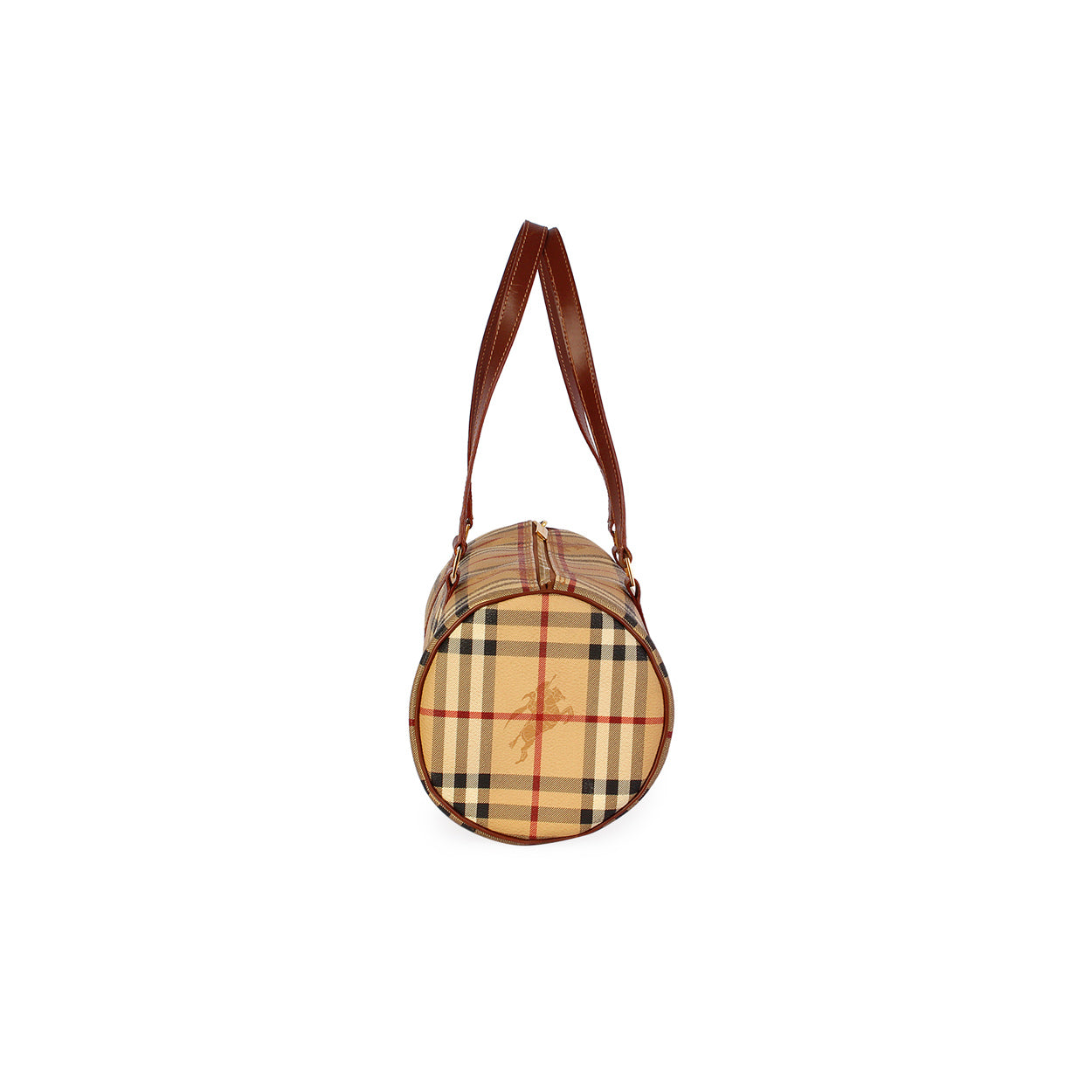 Burberry Check Barrel Bag Travel Bag