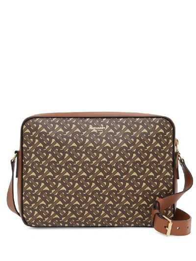 Burberry Coated Knight Bag Canvas Messenger Bag