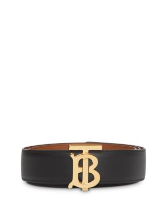 Burberry Tb Calf Belt Handbag Leather Calf Leather