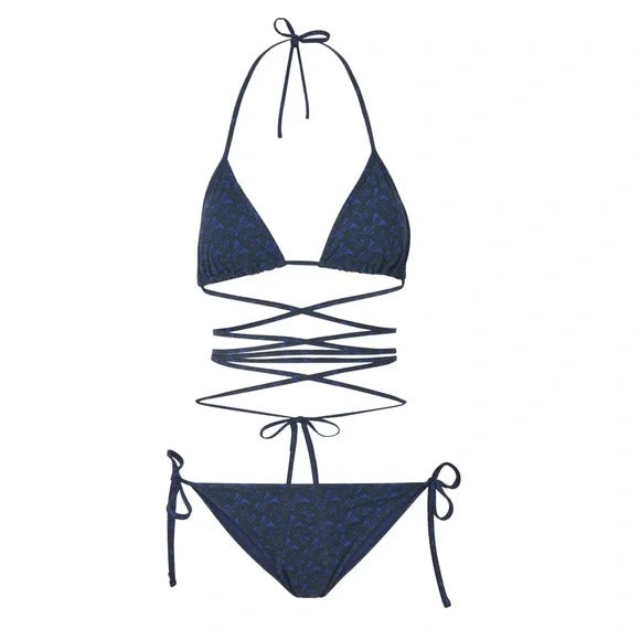 Burberry Tb Two Piece Bikini Handbag Travel Bag