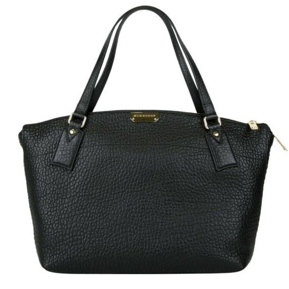 Burberry Welburn Bag Leather Black Travel Bag