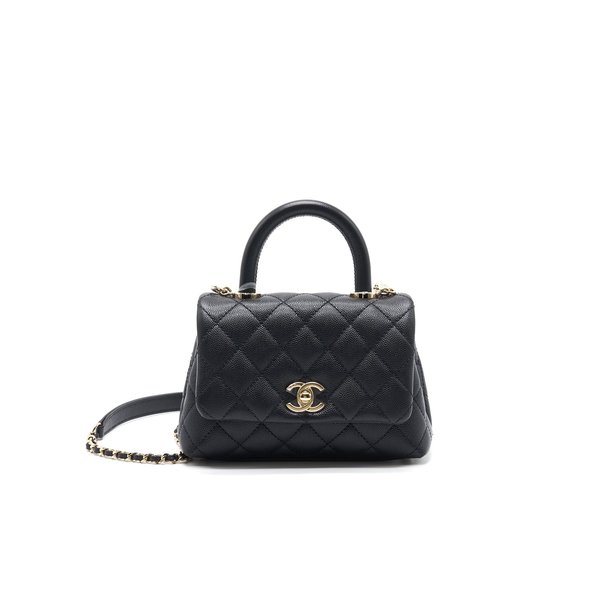 Chanel Coco Handle Extra Mini Black LGHW