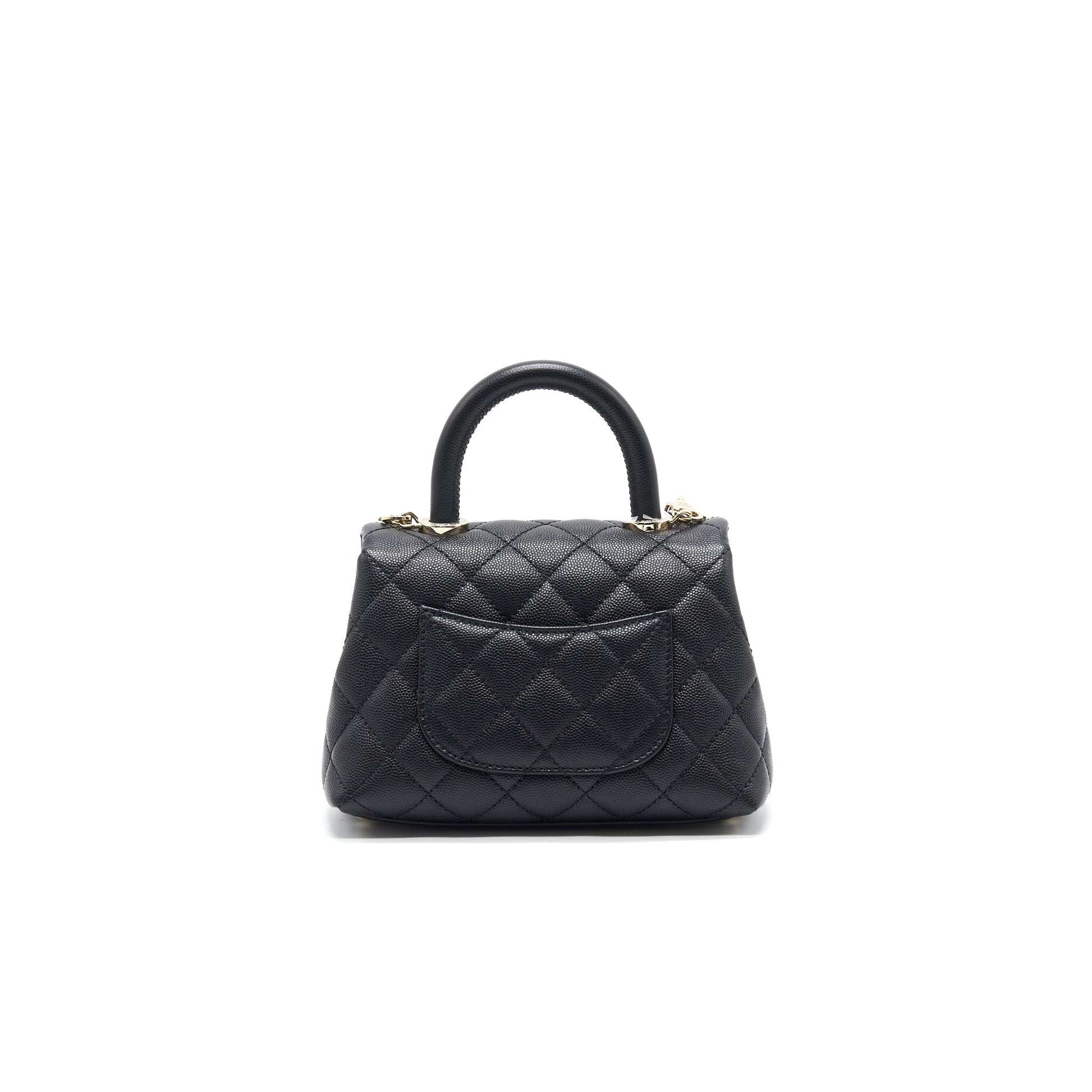 Chanel Coco Handle Extra Mini Black LGHW serial30