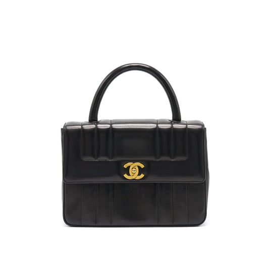 Chanel   Lambskin Kelly Bag black GHW