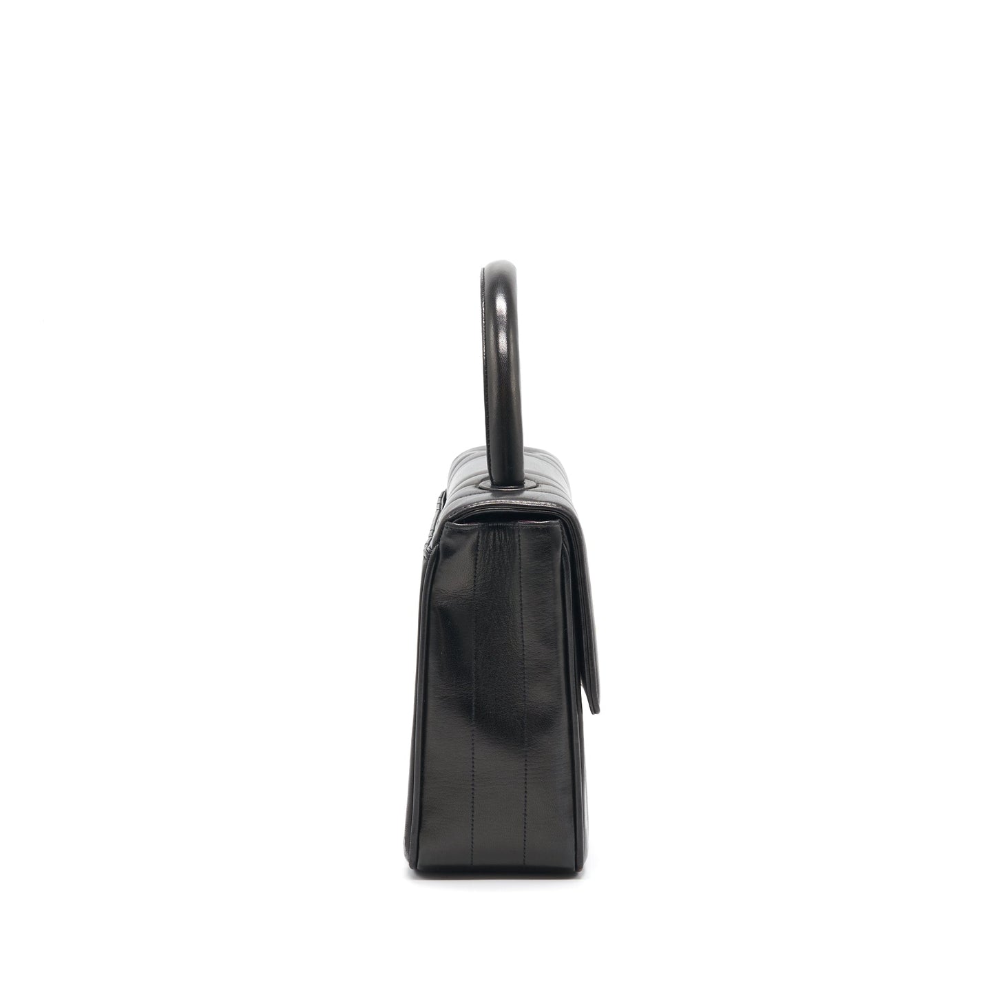 Chanel   Lambskin Kelly Bag black GHW