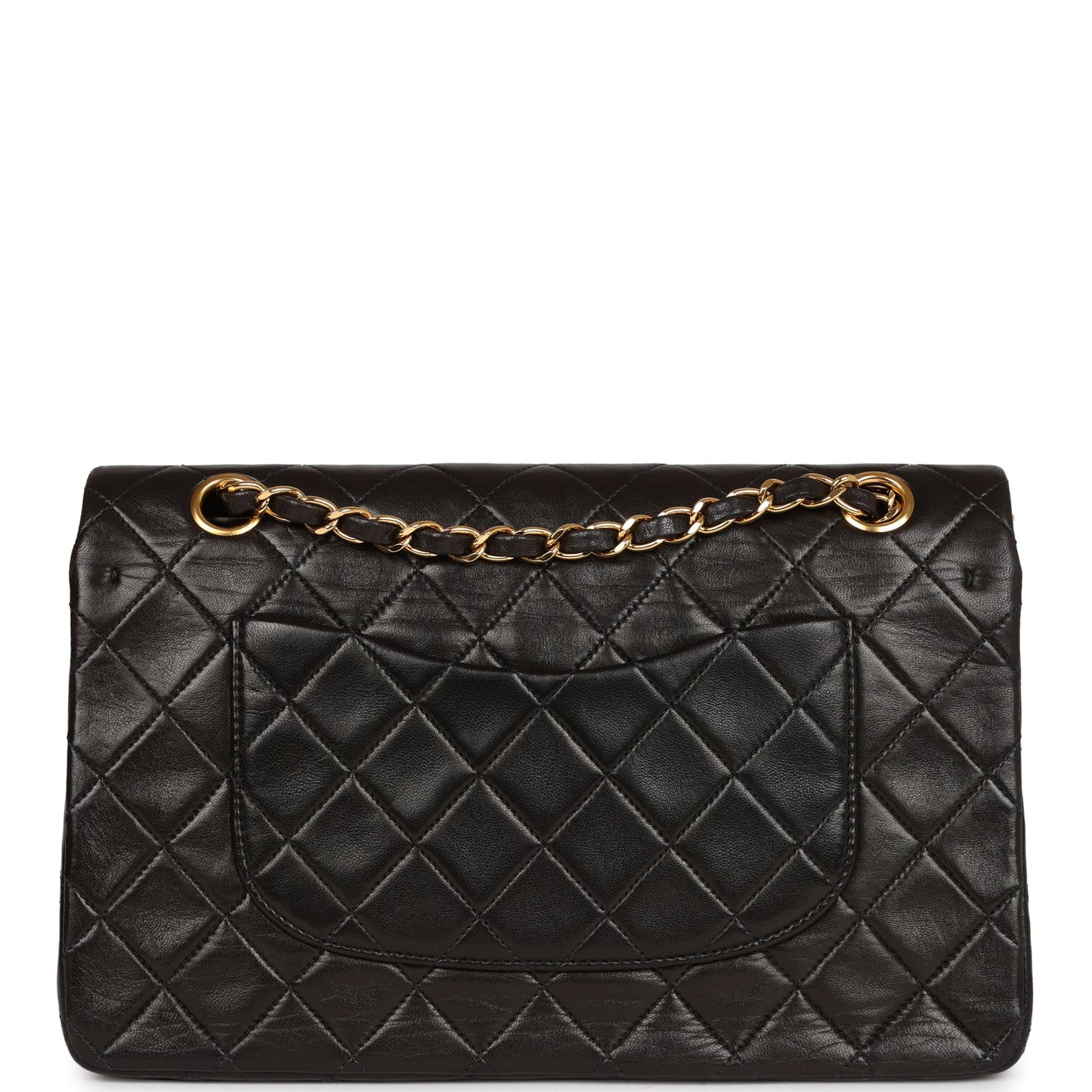 Chanel Medium Classic Double Flap Black Lambskin Gold Hardware
