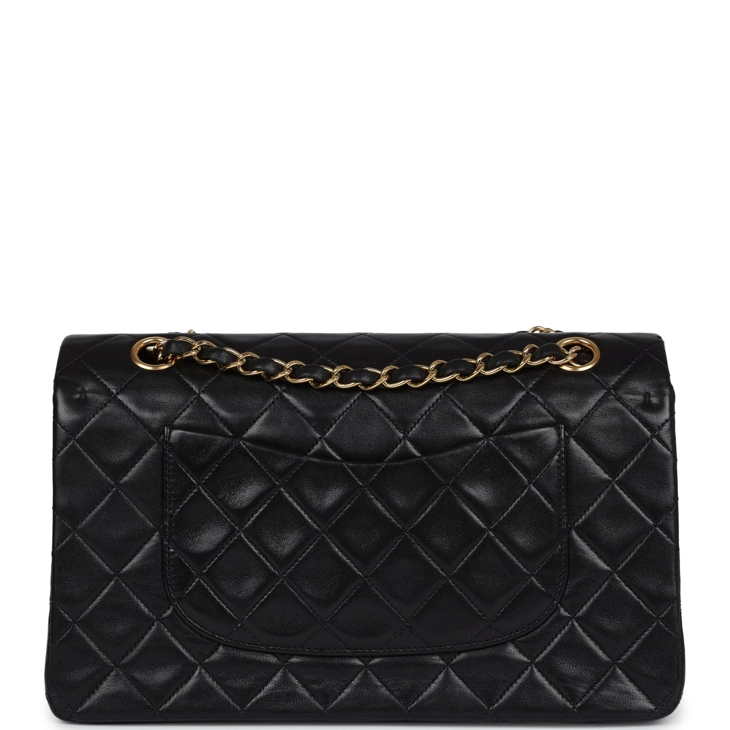 Chanel Medium Classic Double Flap Black Lambskin Gold Hardware