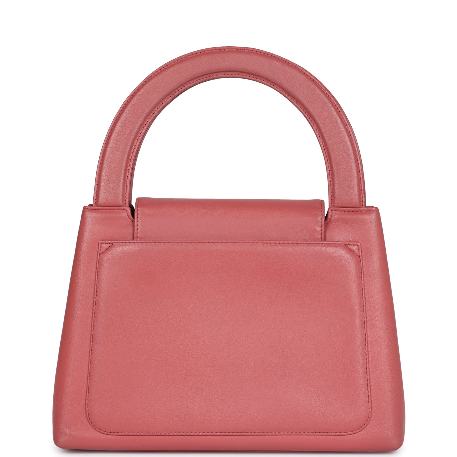   Chanel Large Kelly Pink Lambskin Gold Hardware