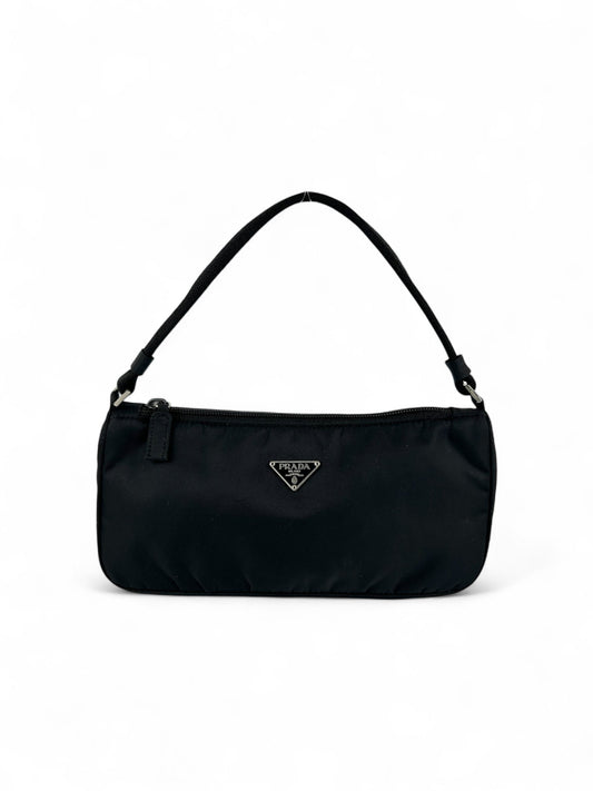 Prada Shoulder Bag Milano 90s Nylon Black