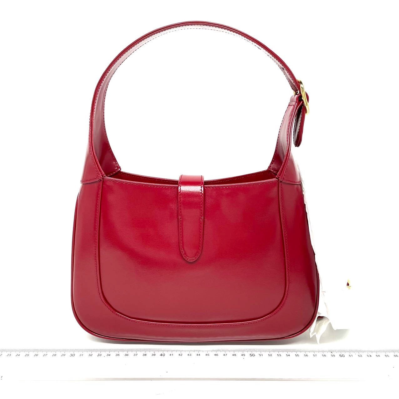 Gucci Jackie NEVER WORN Leather Red Small Shoulder Bag