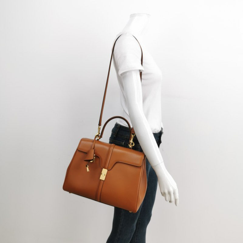 Celine Bag Caramel Natural Smooth Calfskin Leather Tan Travel Bag