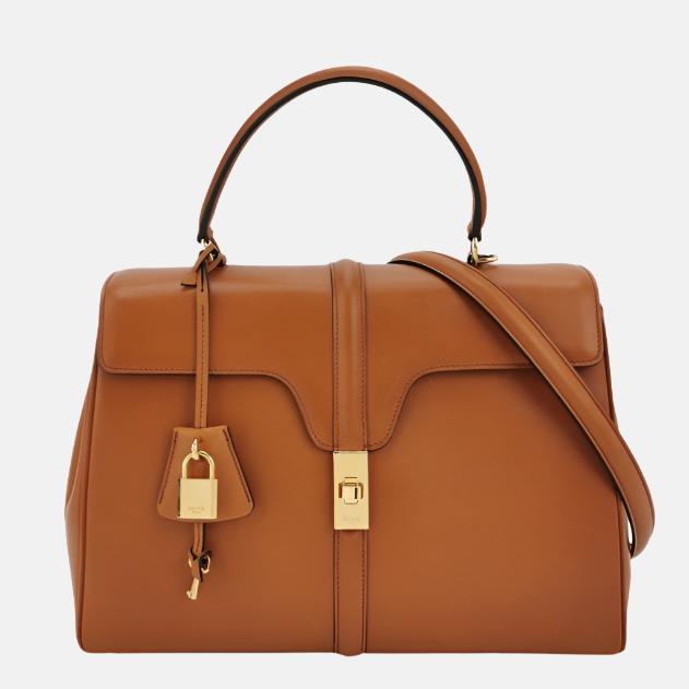 Celine Bag Caramel Natural Smooth Calfskin Leather Tan Travel Bag