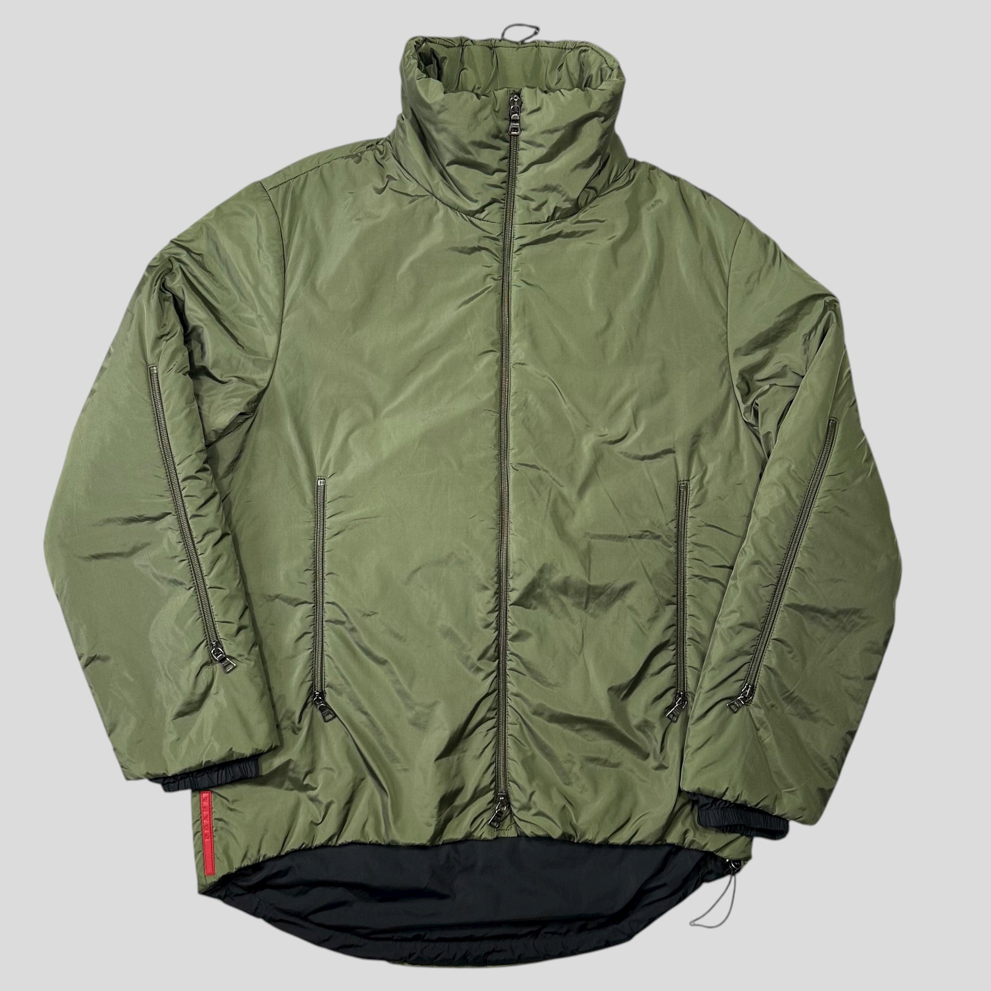 Prada Backpack Sport Technical Padded Jacket - M L Nylon