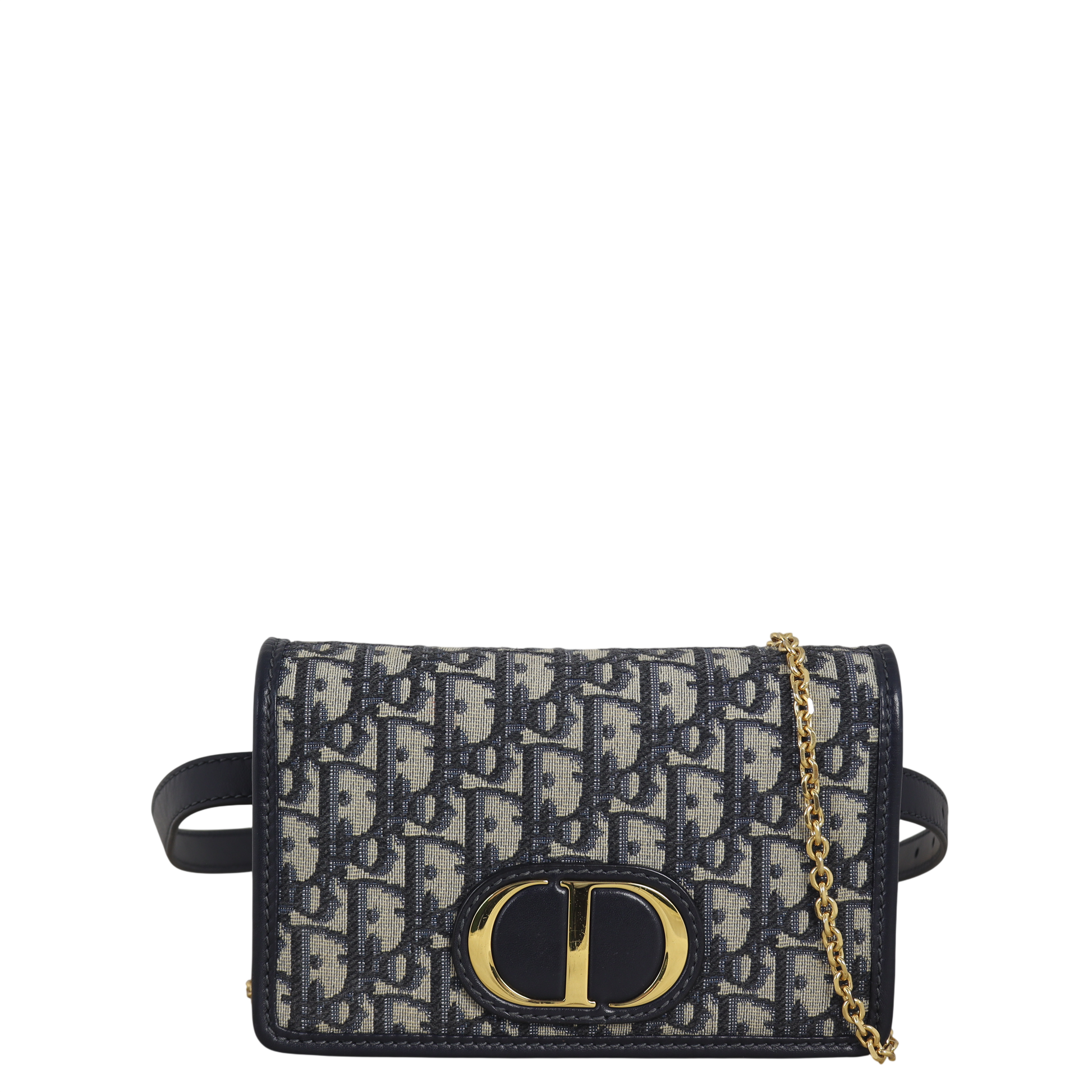 Dior Crossbody Bag 2-in-1 30 Montaigne Pouch Oblique 2 Canvas Mini Small Clutch Bag