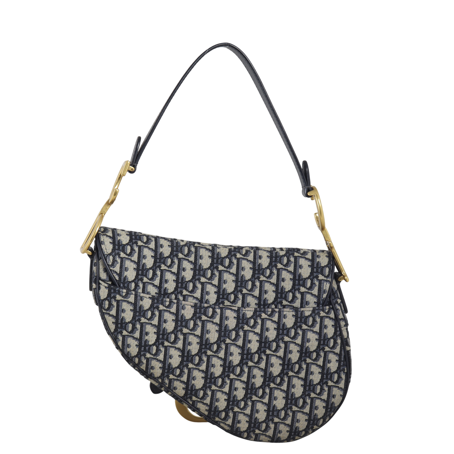 Dior Saddle Bag Oblique With Strap Travel Bag