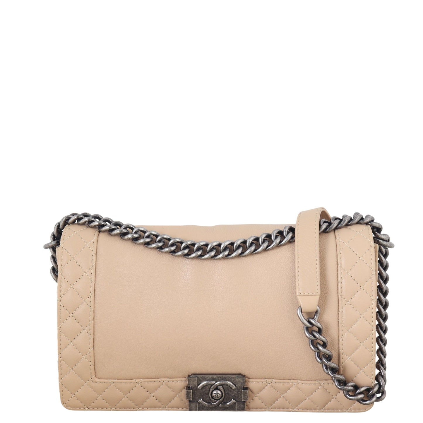 Chanel Boy Reverso New Handbag Quilted Medium Shoulder Bag