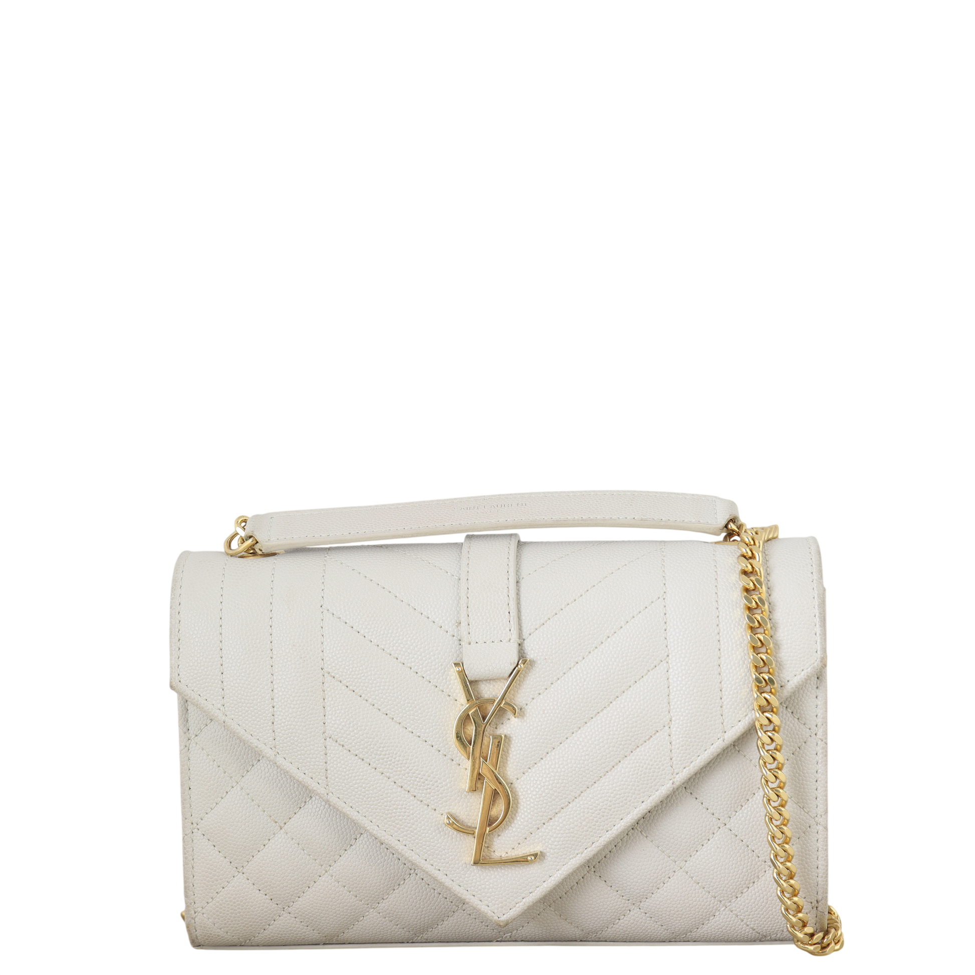 YSL Saint Laurent Saint Laurent Mix Envelope Chain Bag Matelasse Monogram Crossbody Bag Small 12122025
