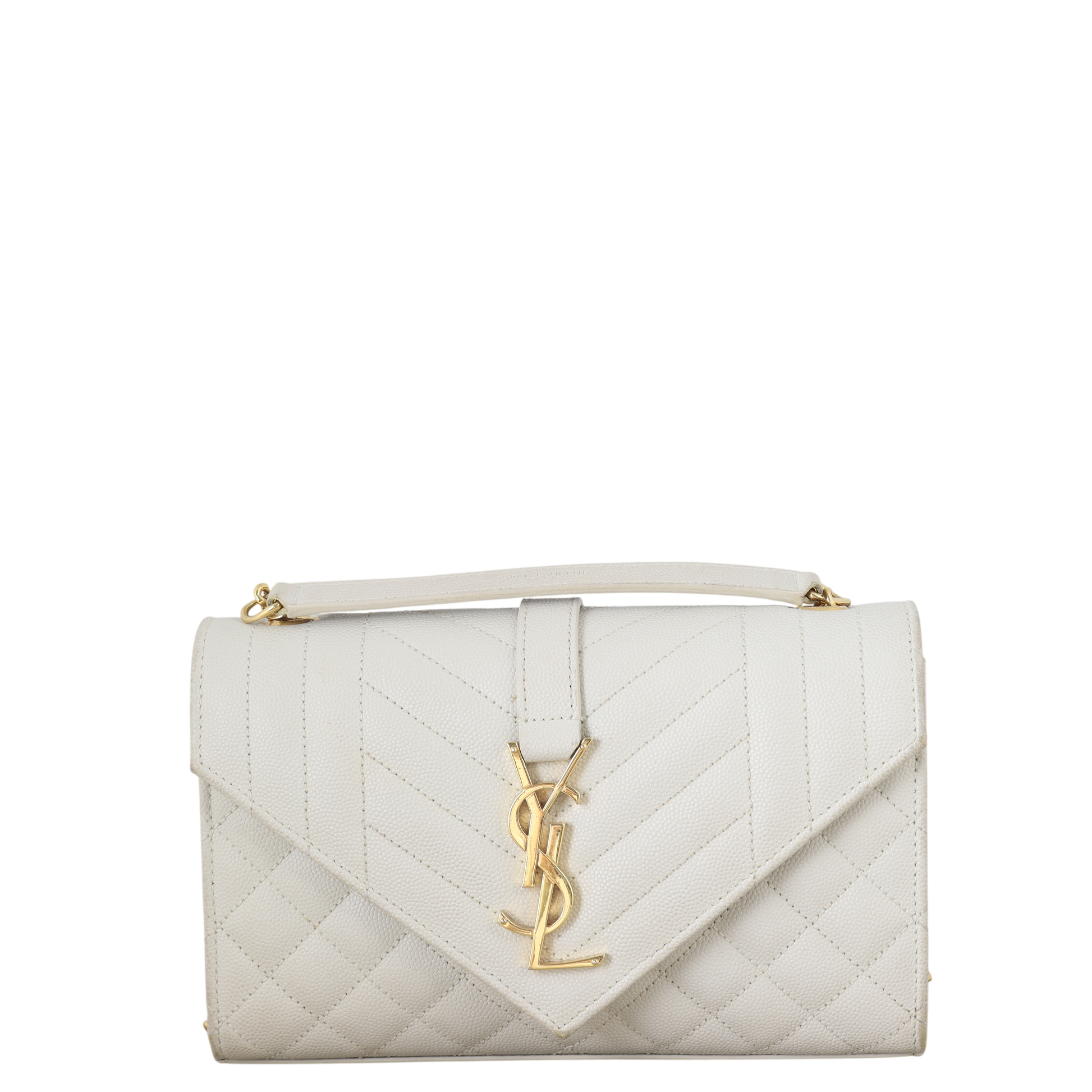 YSL Saint Laurent Saint Laurent Mix Envelope Chain Bag Matelasse Monogram Crossbody Bag Small 12122025