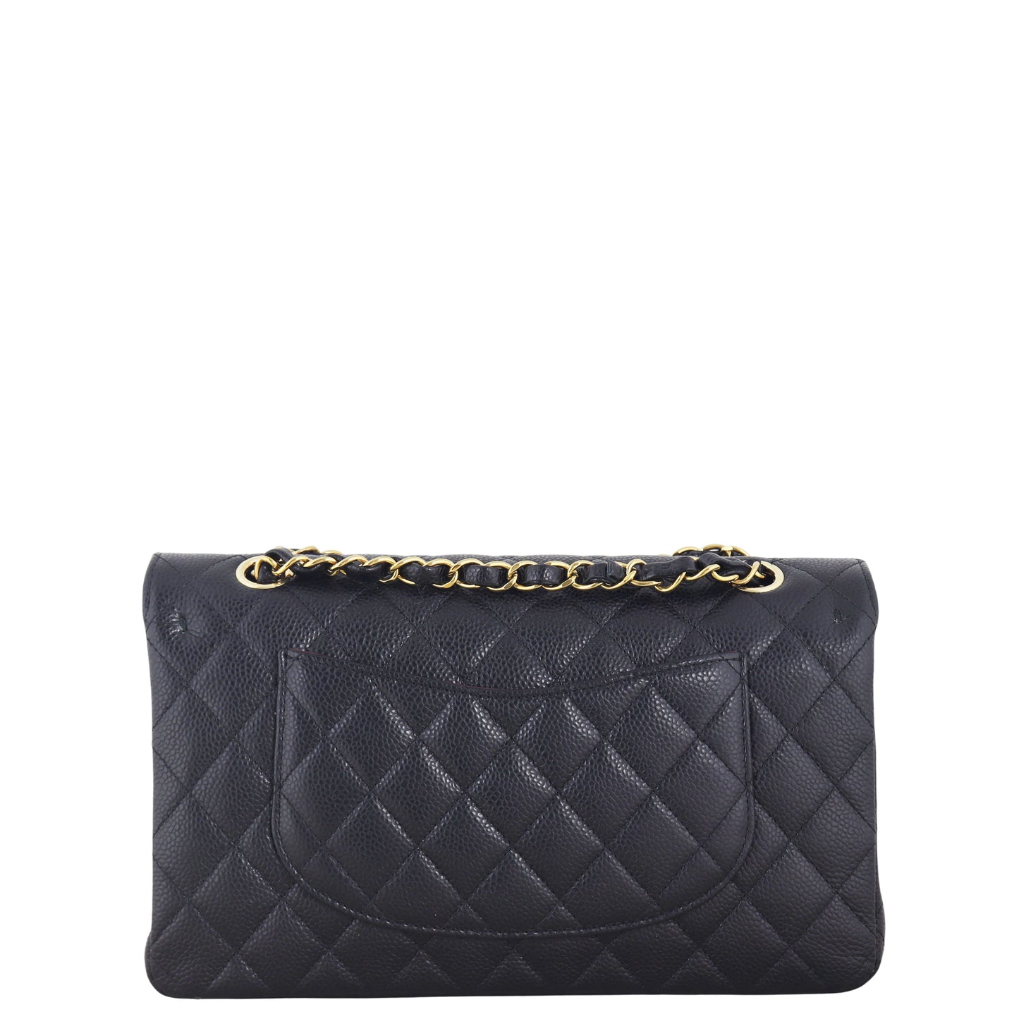 Chanel Classic Double Flap Caviar Handbag Quilted Black Shoulder Bag Caviar 17122025