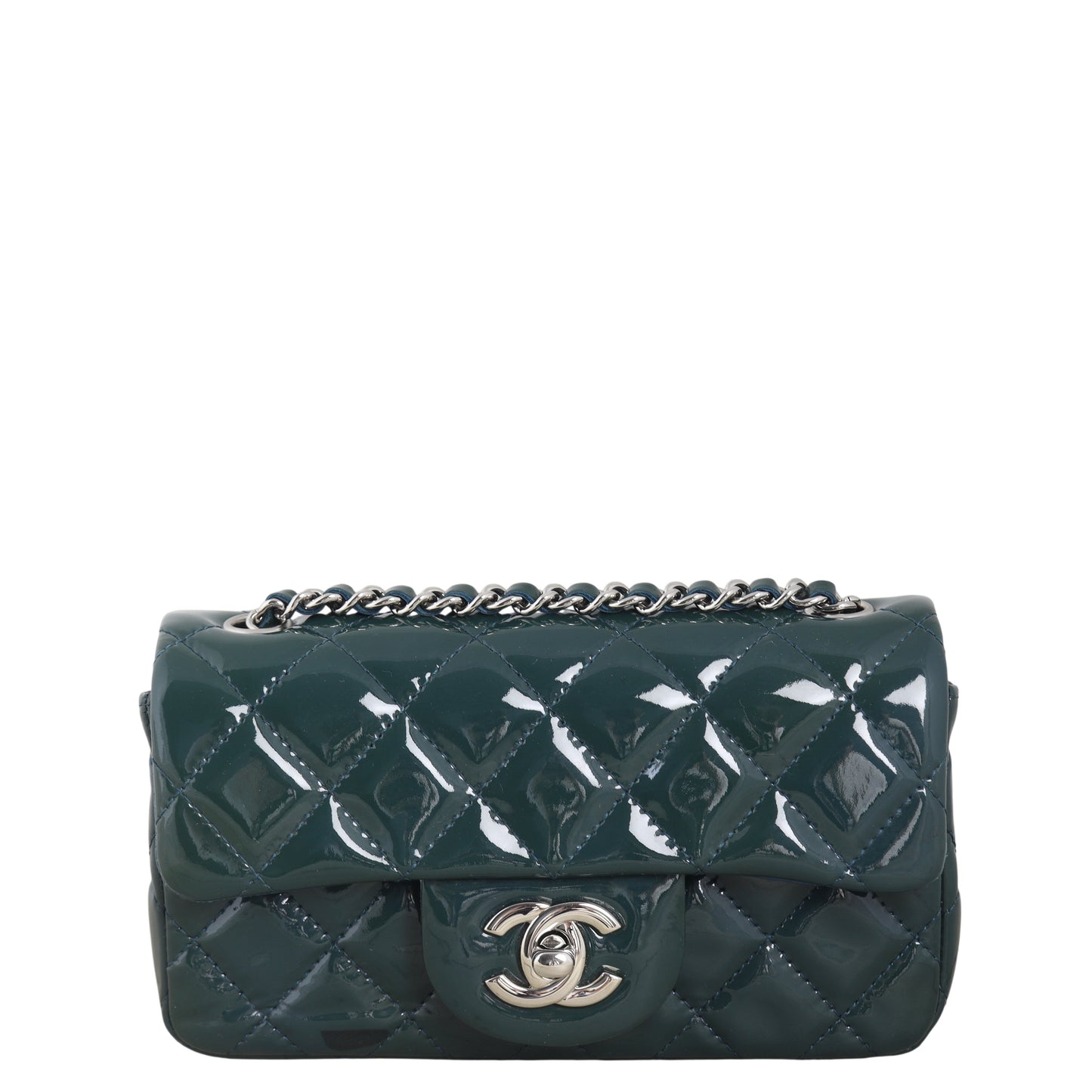 Chanel Classic Flap Extra Rectangular Bag Patent Quilted Crossbody Bag
