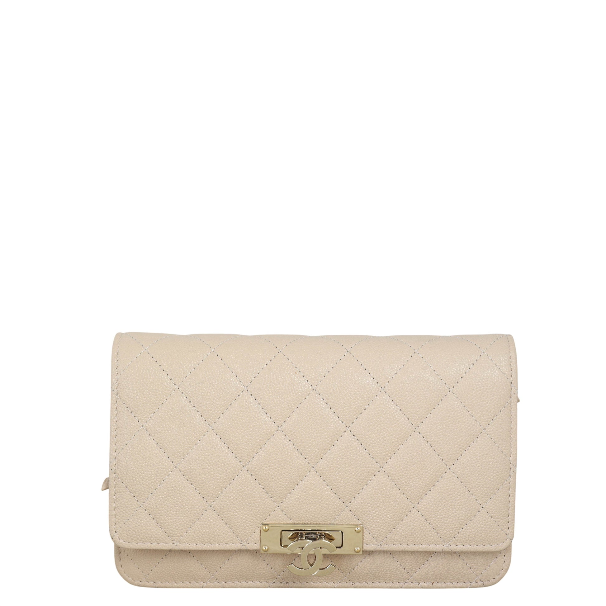 Chanel Golden Class Wallet on Chain Handbag Quilted Crossbody Bag