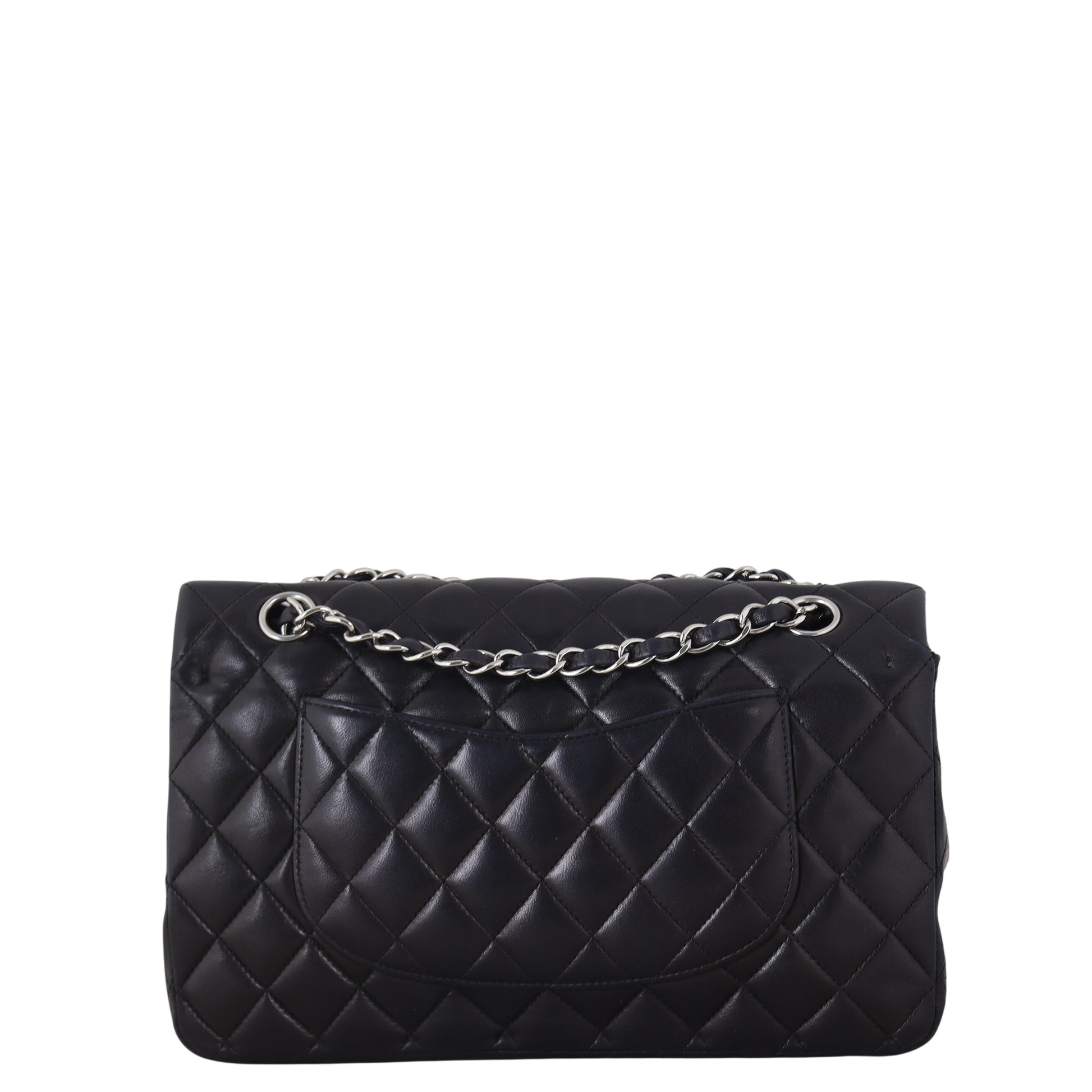 Chanel Classic Double Lambskin Handbag Quilted Medium Crossbody Bag Lambskin 23122025