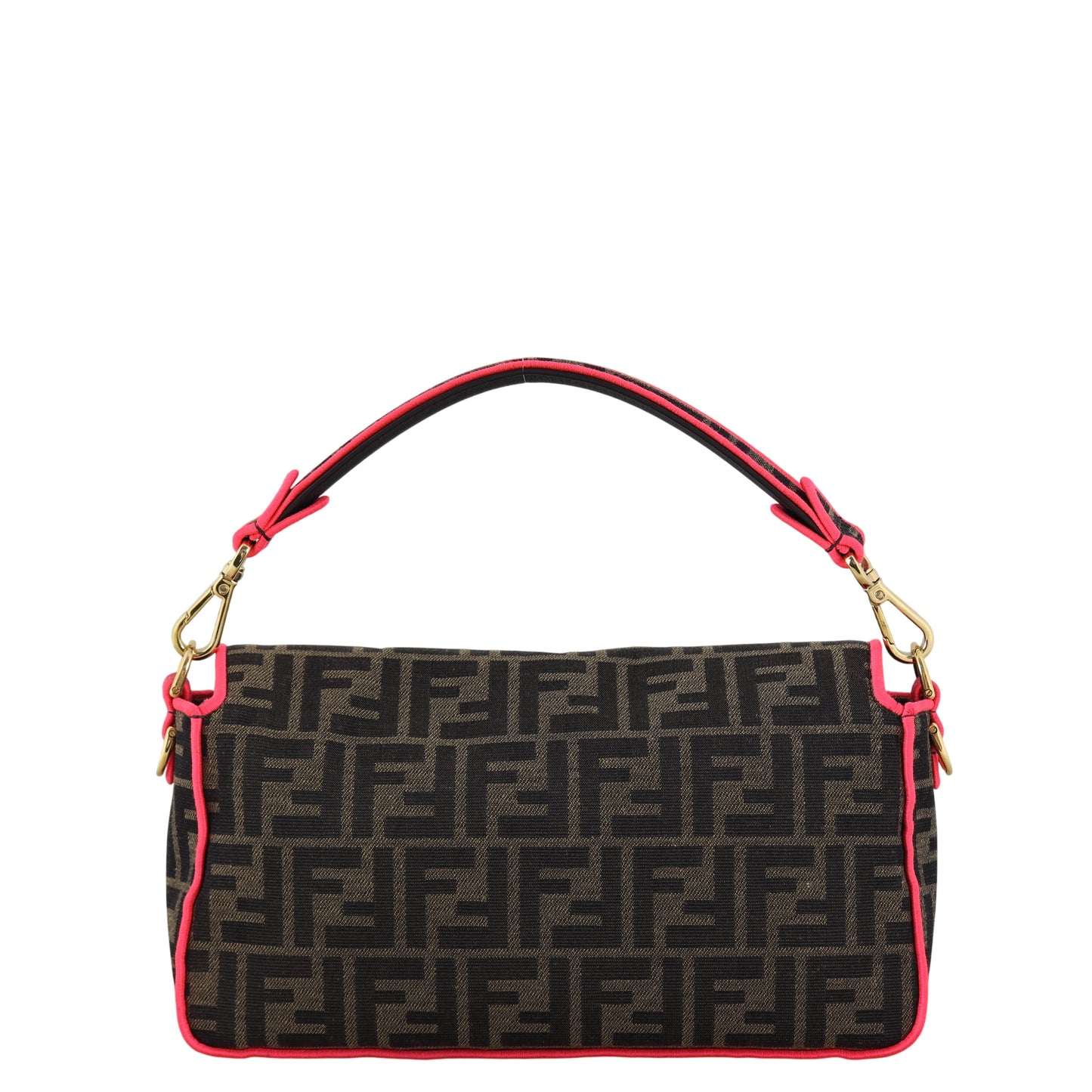 Fendi Baguette Bag Ff Fluoro Shoulder Bag