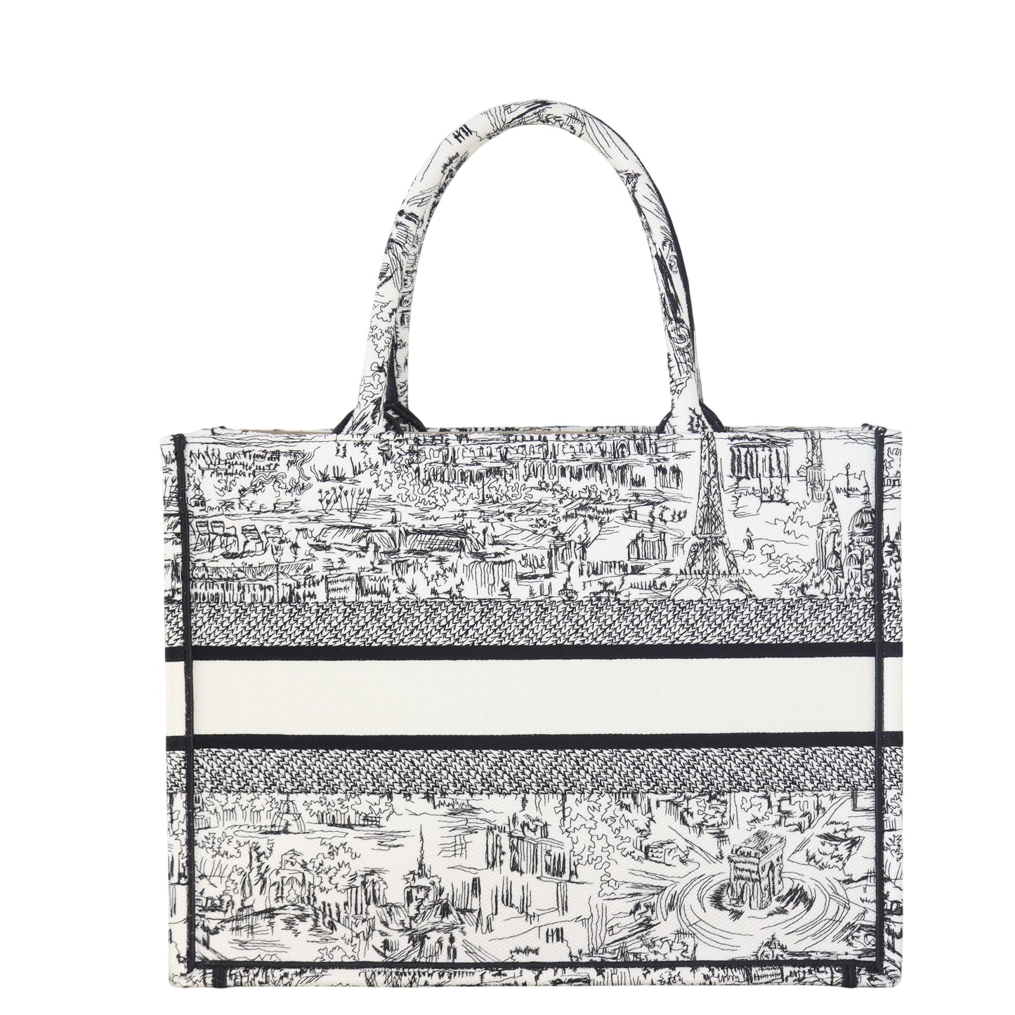 Dior Book Tote Paris All Over Handbag Medium Tote Bag