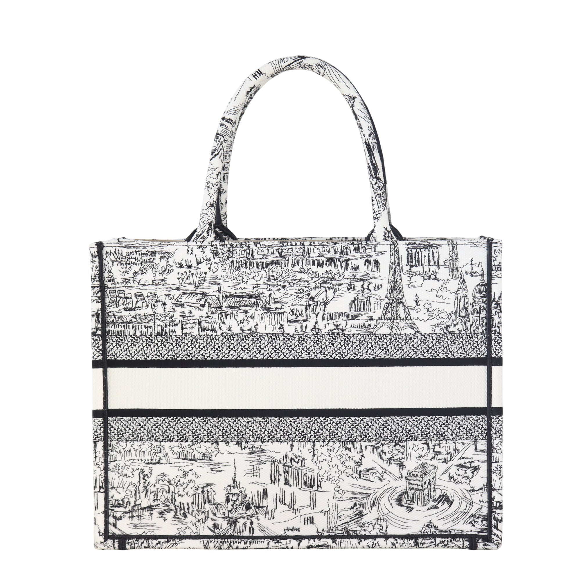Dior Book Tote Paris All Over Handbag Medium Tote Bag