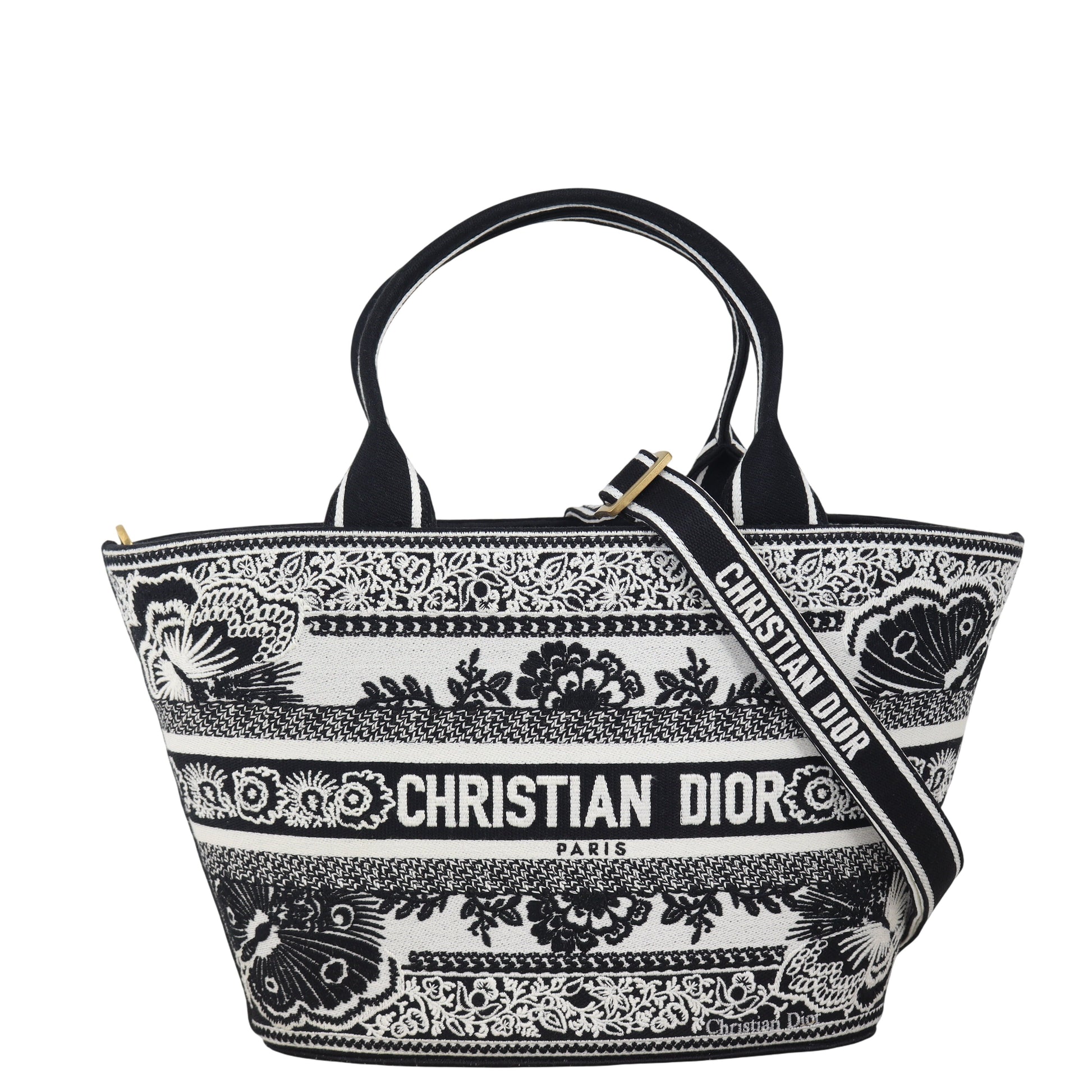 Dior Hat Basket Tote Handbag Tote Bag