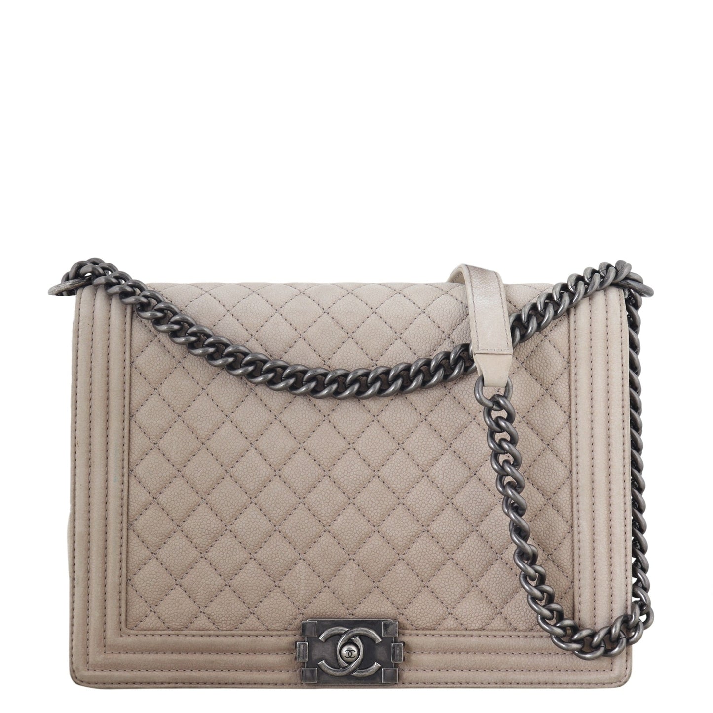 Chanel Boy Handbag Quilted Large Shoulder Bag