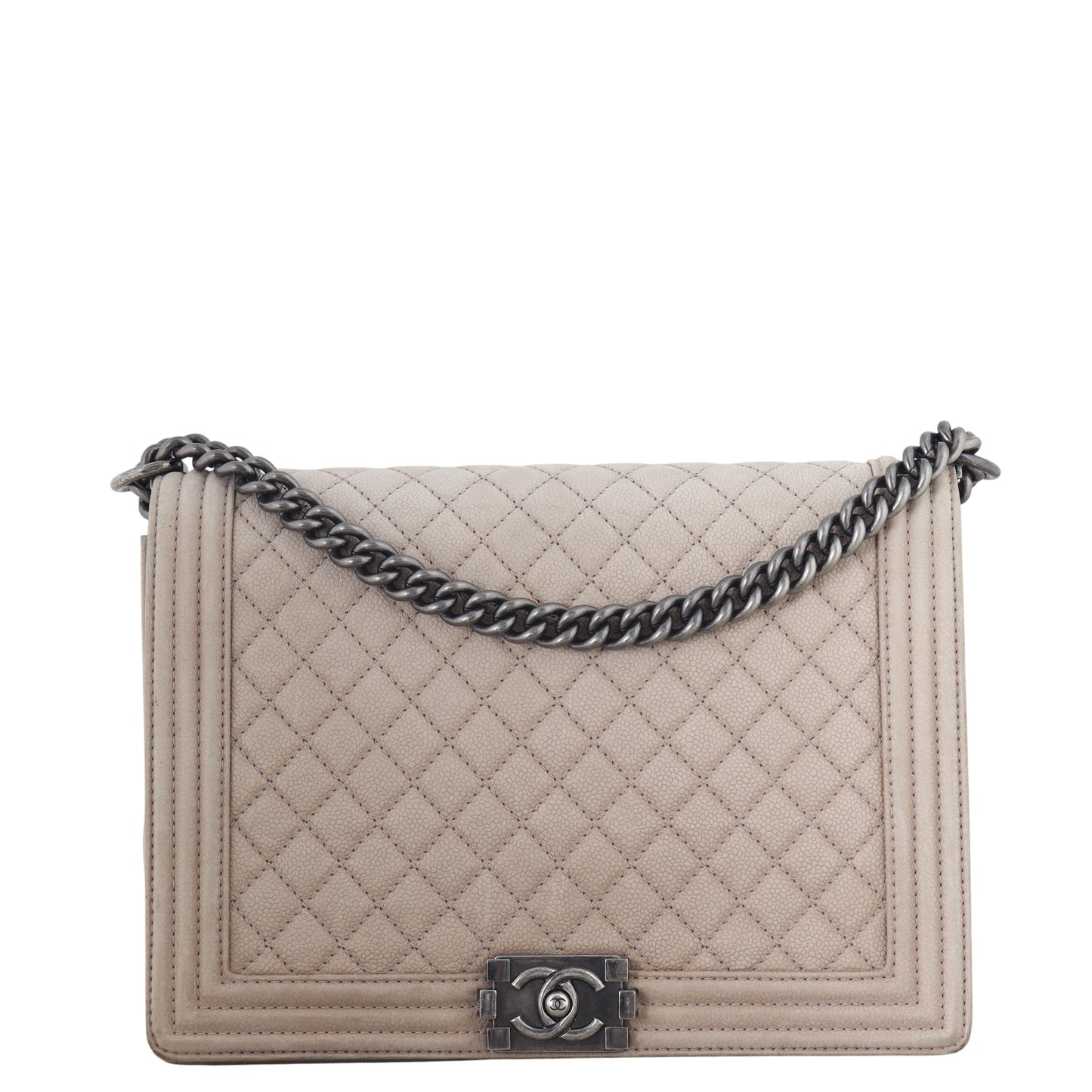 Chanel Boy Handbag Quilted Large Shoulder Bag