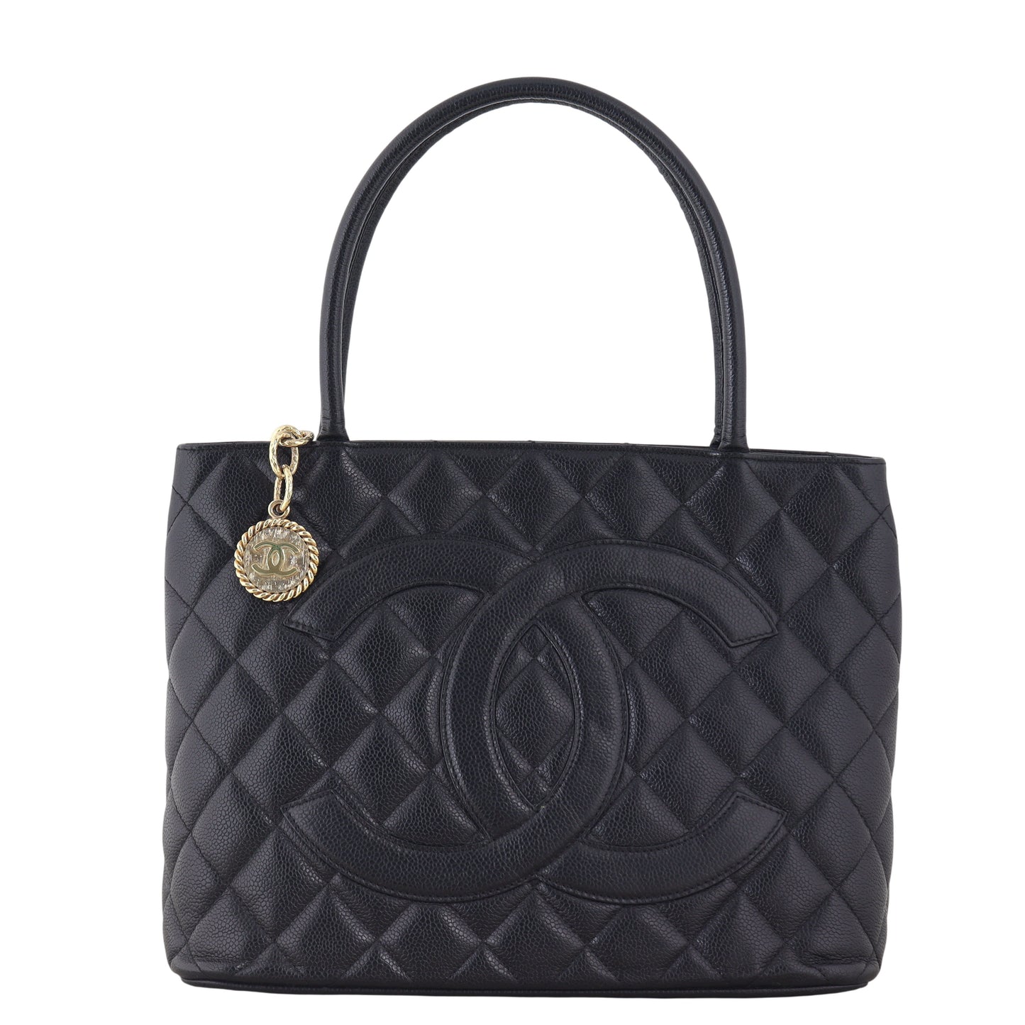 Chanel Medallion Tote Quilted Black Shoulder Bag Tote 13012026