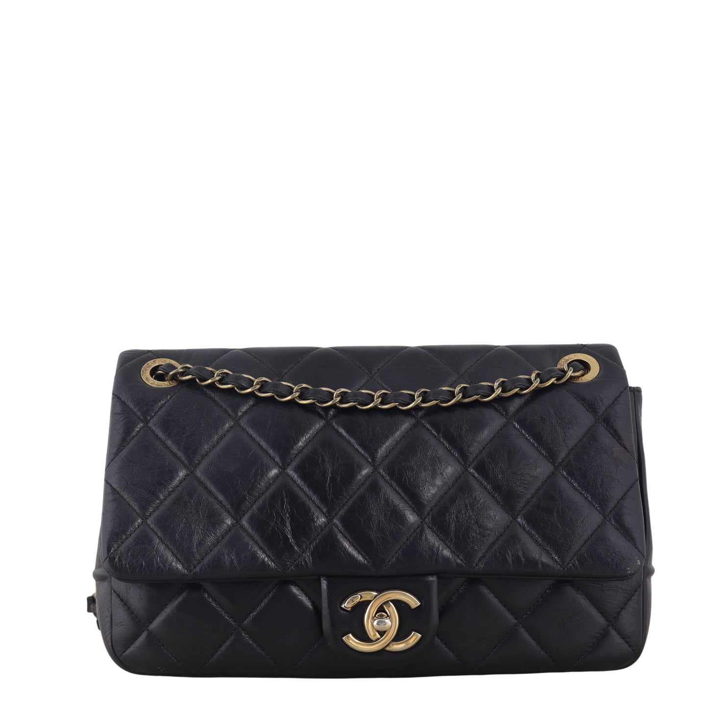 Chanel Paris-Salzburg CC Flap Bag Quilted Black Crossbody Bag