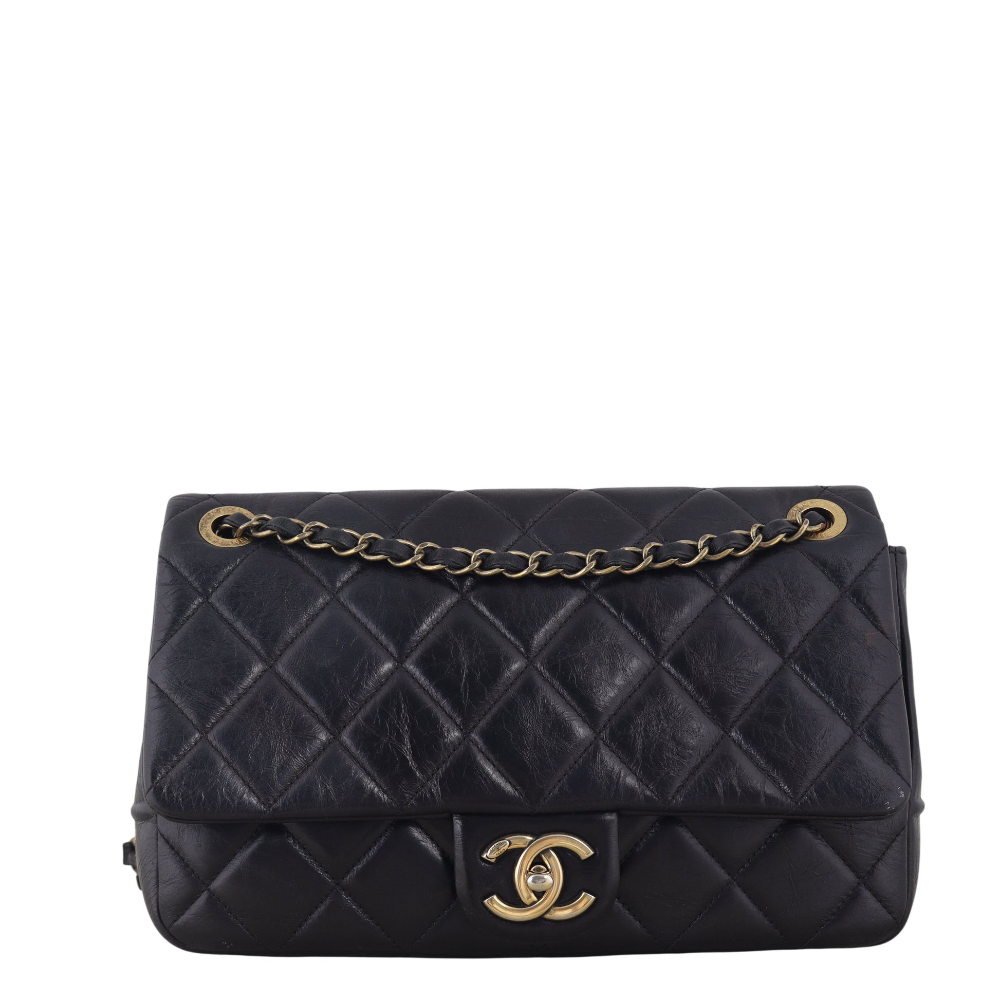 Chanel Paris-Salzburg CC Flap Bag Quilted Black Crossbody Bag