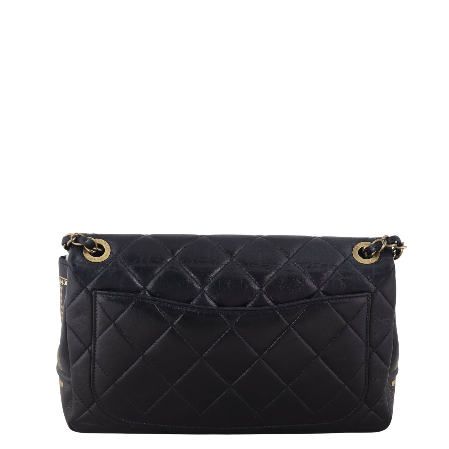 Chanel Paris-Salzburg CC Flap Bag Quilted Black Crossbody Bag