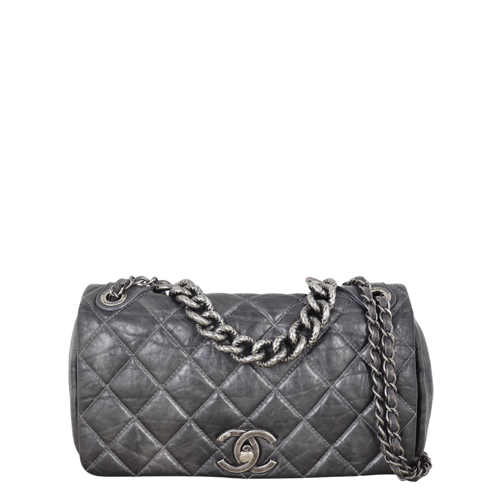 Chanel Pondicherry Bag Quilted Flap Shoulder Bag