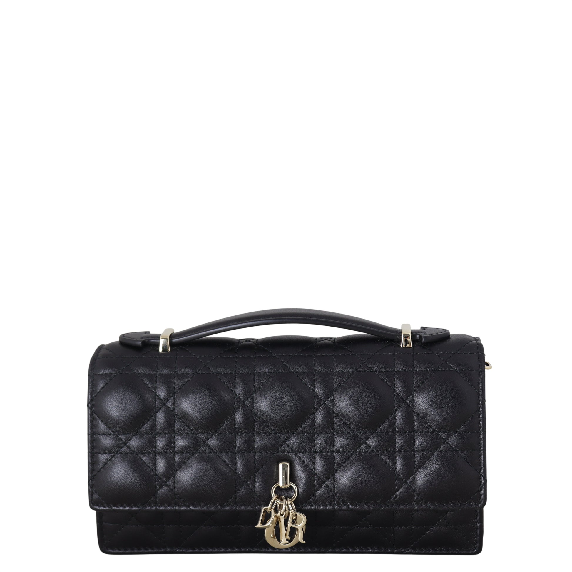 Dior My Top Handle Clutch On Handbag Mini Chain Clutch Bag