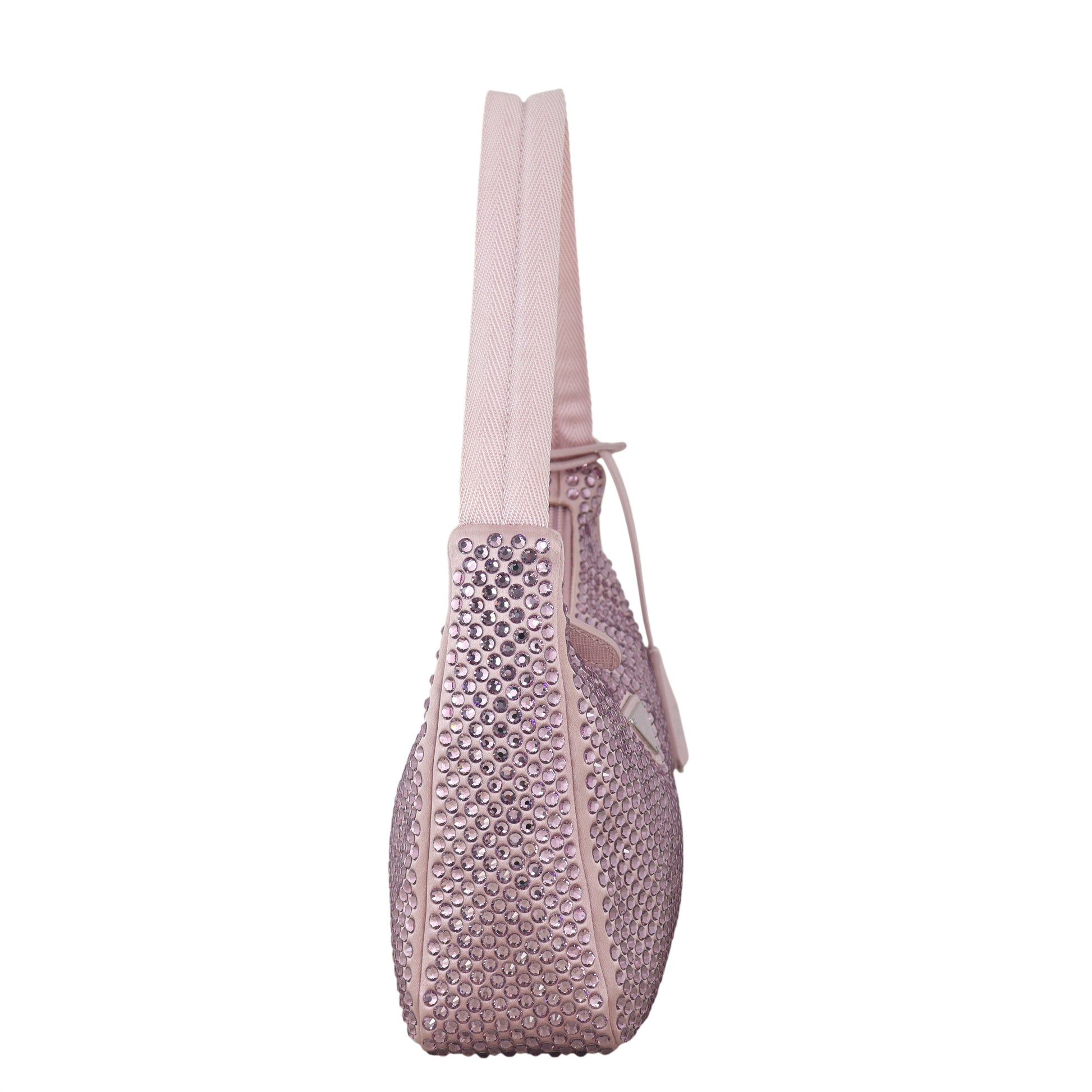 Prada Re Edition Crystal Bag Satin Mini Travel Bag