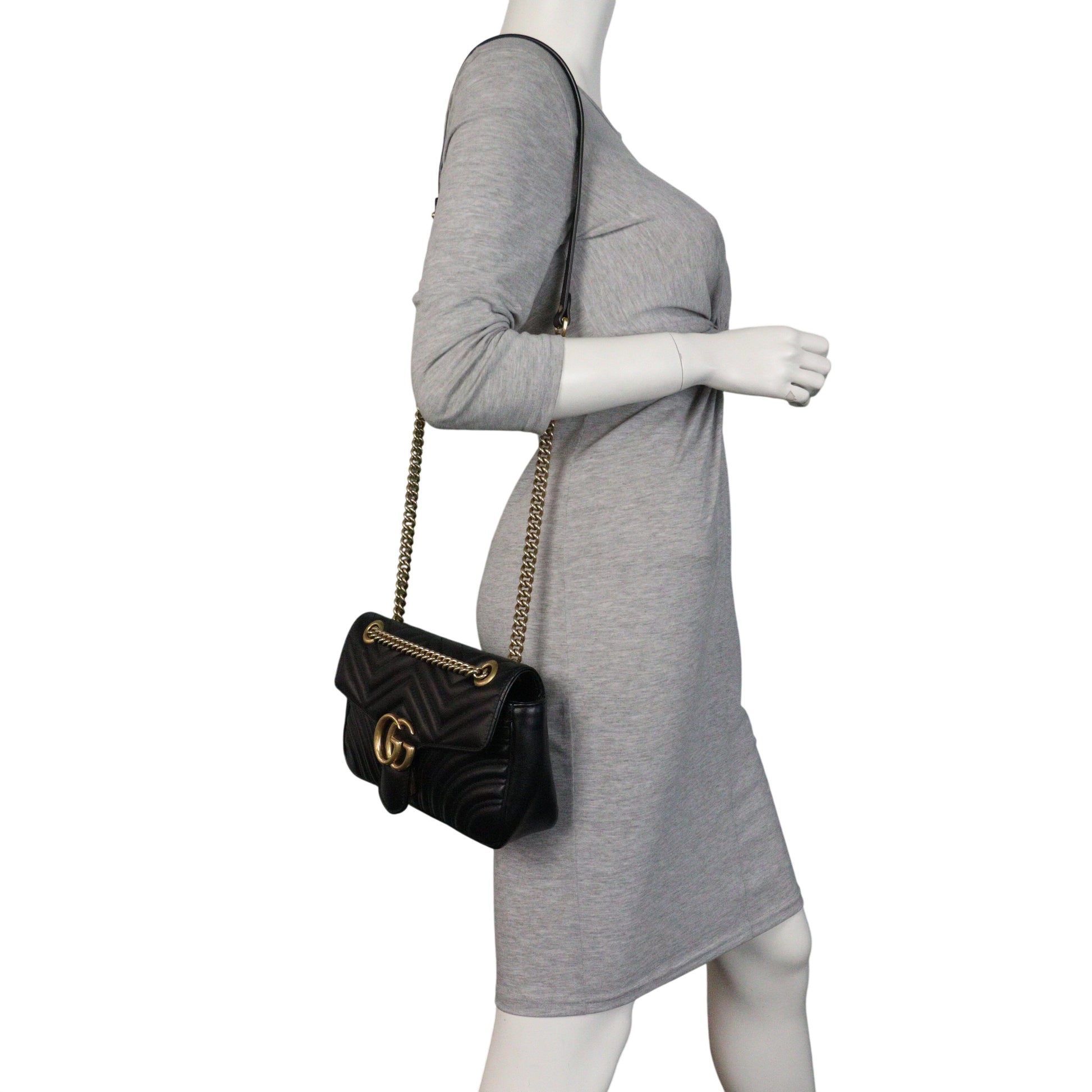 Gucci GG Marmont Matelasse Medium Shoulder Bag