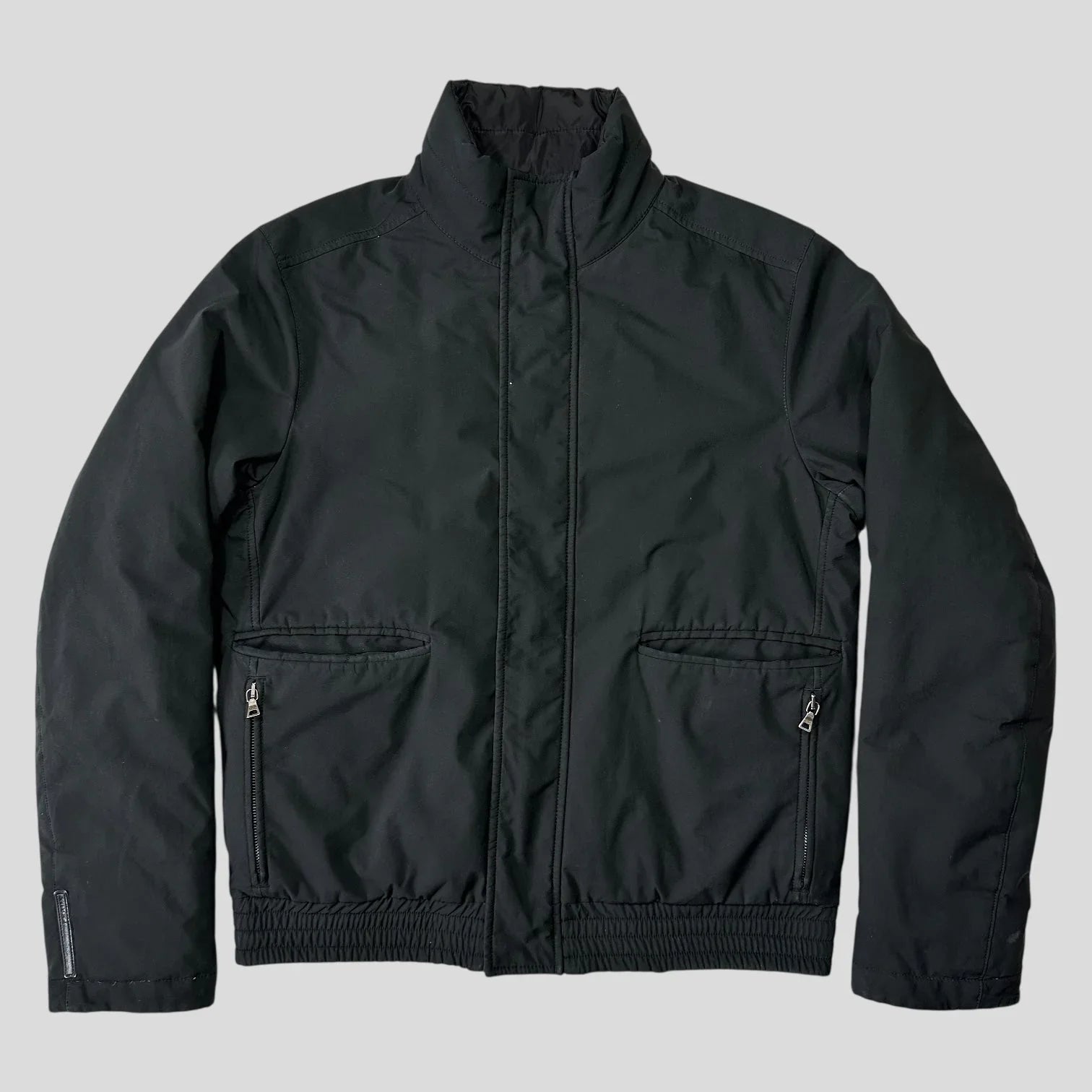 Prada Handbag Sport Goretex Reversible Down Puffer Jacket - Nylon Black Logo