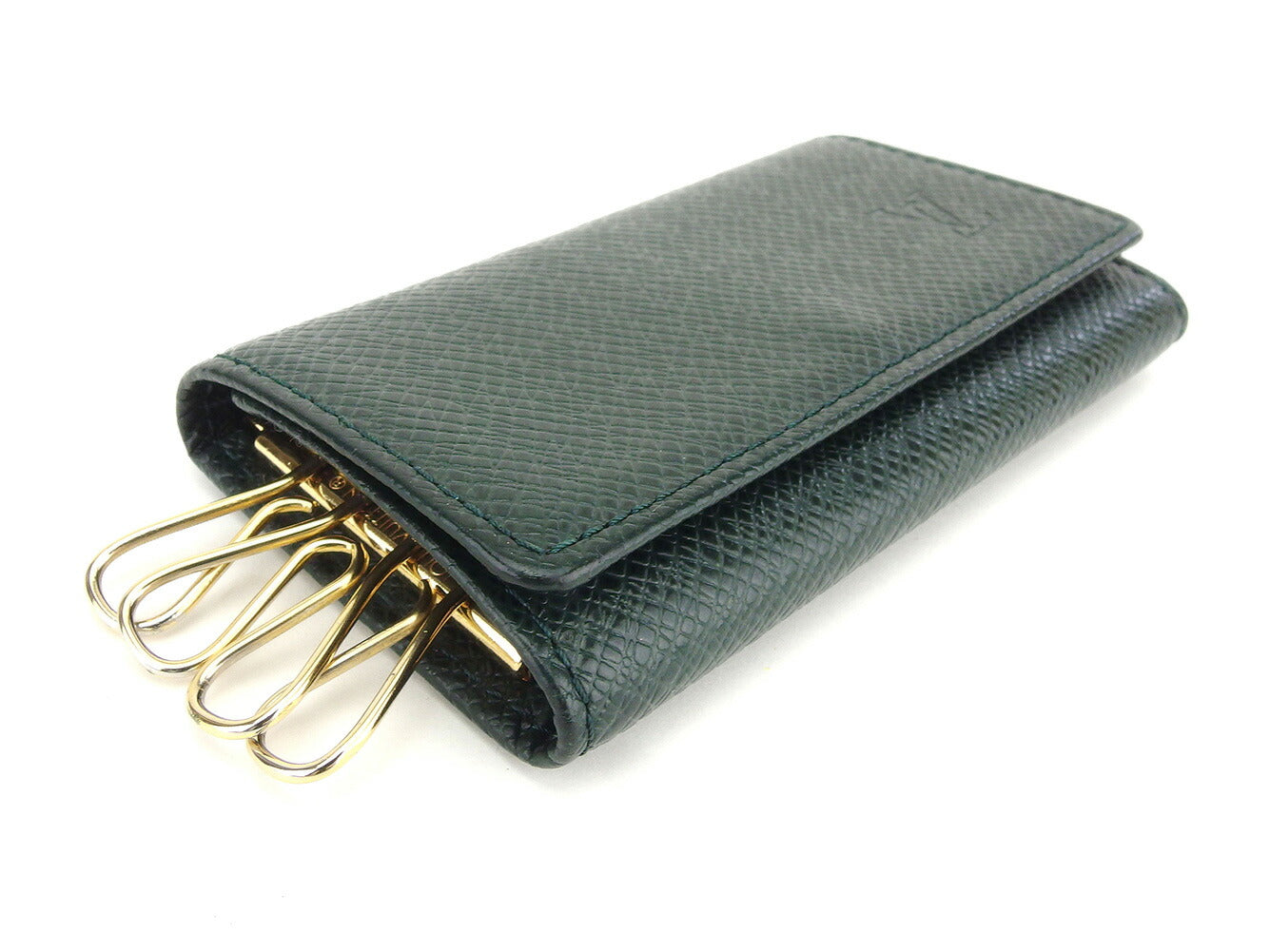 Louis Vuitton Key holder M30524 Multicles4 Green Key Chain C3174