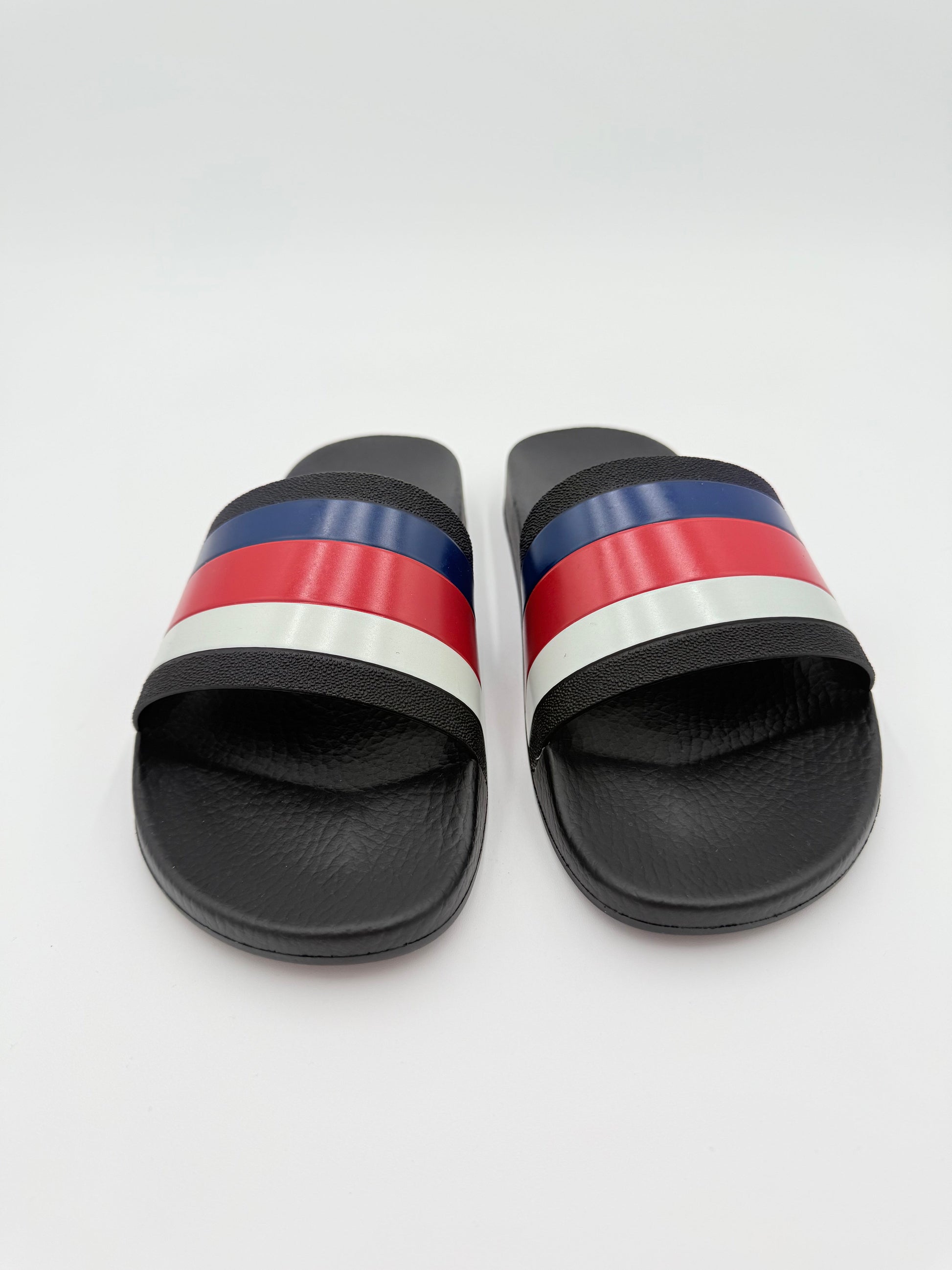Sandals Luxury Designer By Gucci In Black, Size:10