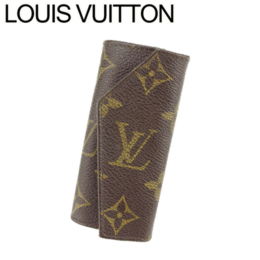 Louis Vuitton Key holder No.264 Brown Beige Gold Key Chain