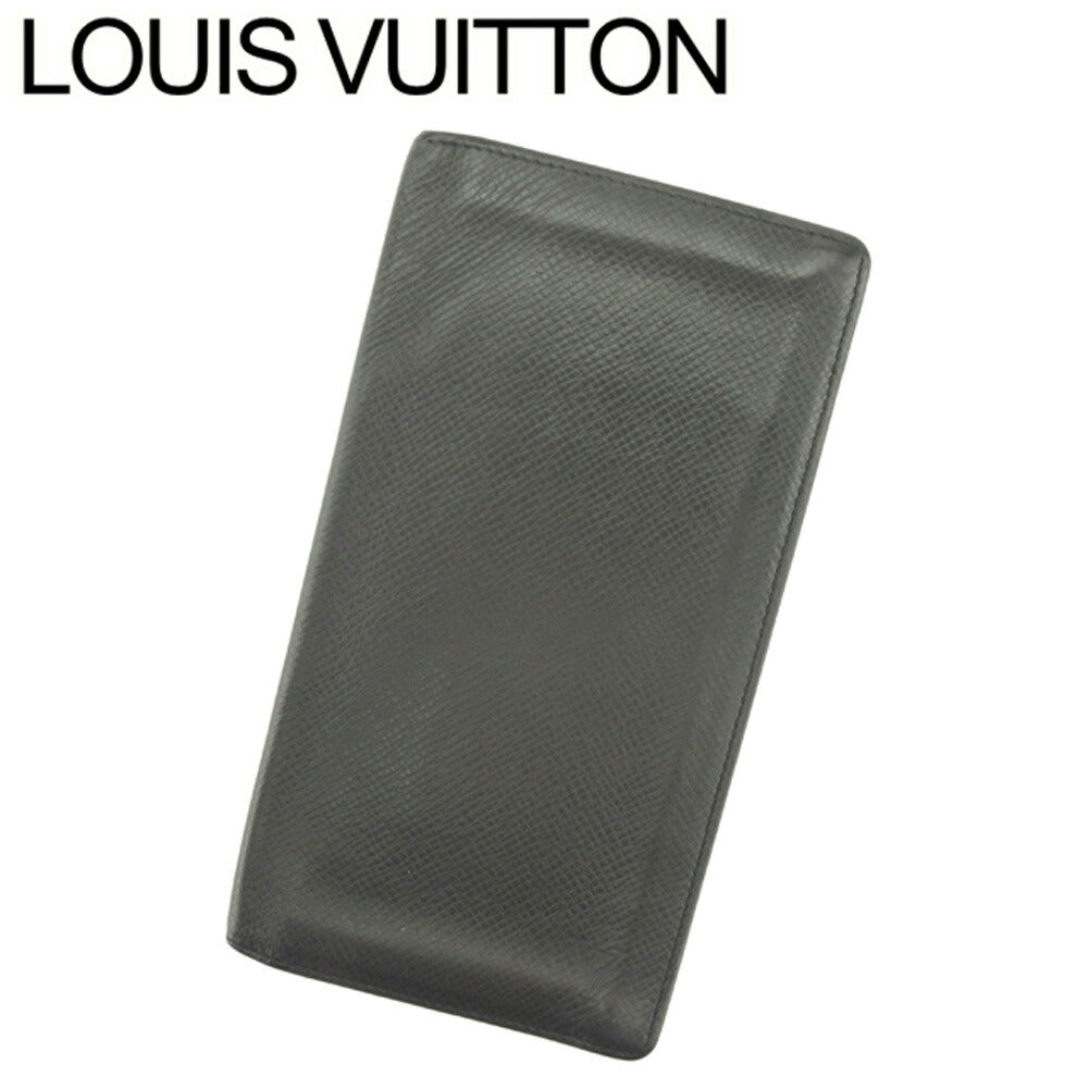 Louis Vuitton Bill Compartment M31002 Porto Cartes Black Handbag C3541