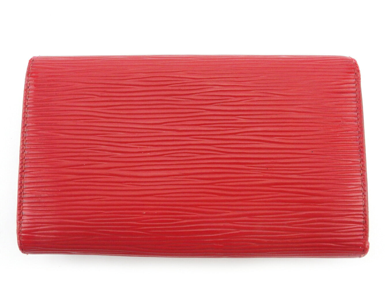 Louis Vuitton Long Purse Portonebi Tresol Red Wallet Case