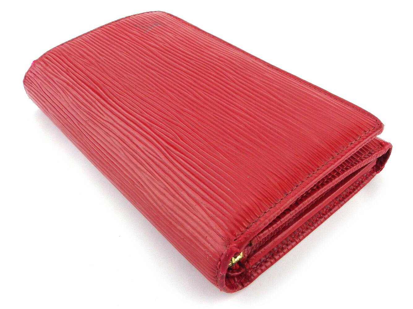 Louis Vuitton Long Purse Portonebi Tresol Red Wallet Case